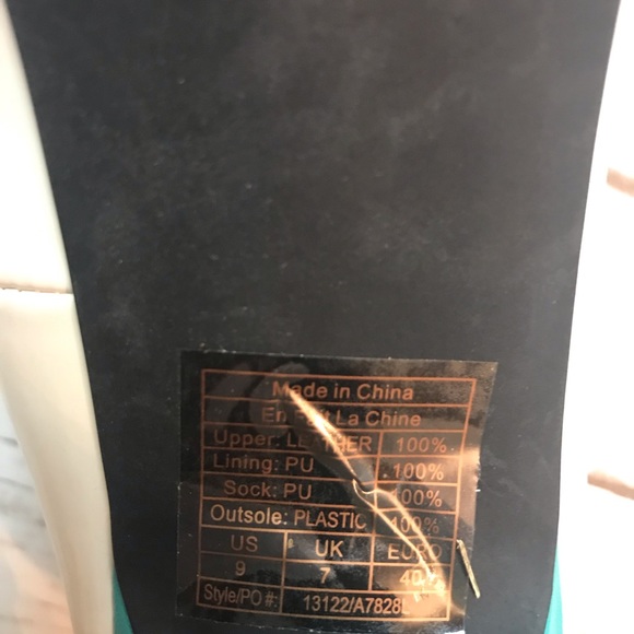 ModCloth TUK Peacock Feather Heels Shoes - Picture 3 of 8